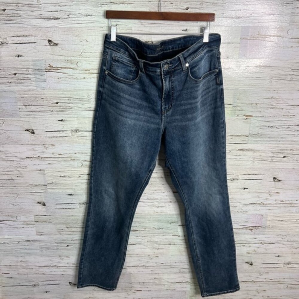 Silver Jeans Women's Straight Leg Jeans - Dark Wash Blue